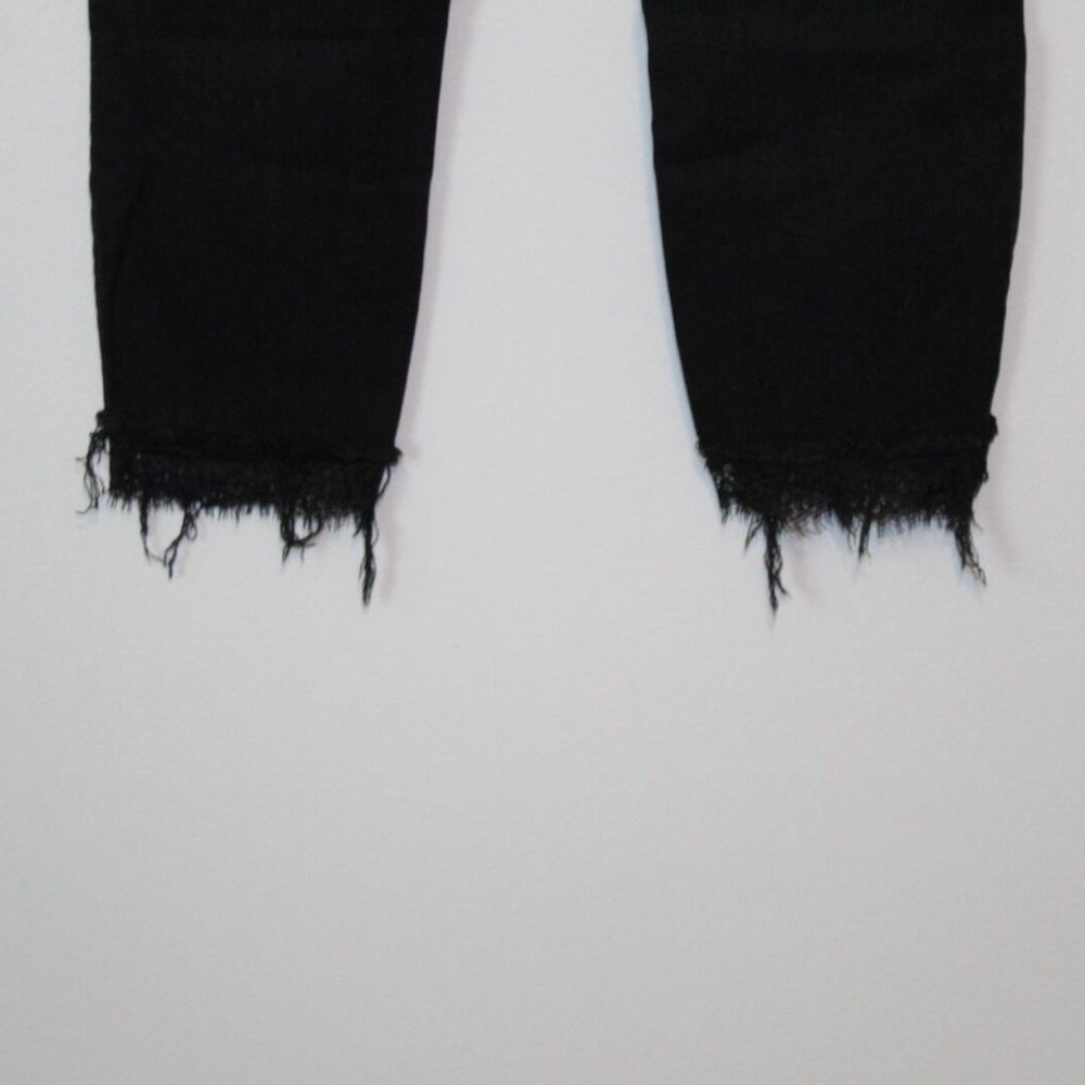 Torrid Ankle Skinny Lace Hem Jeans Black Women's Plus Size 16 H13659 - Picture 6 of 8